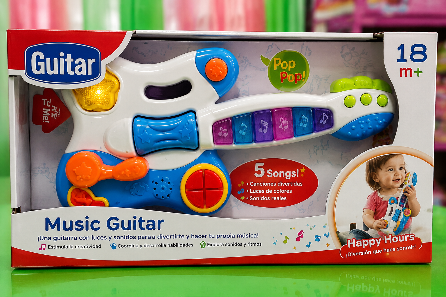 GUITARRA CON LUCES Y SONIDOS