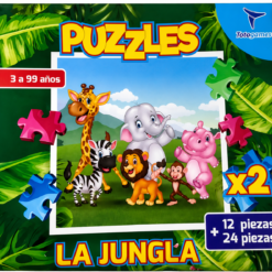 PUZZLE JUNGLA 12 Y 24 PIEZAS