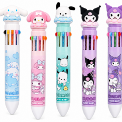 LAPICERA 10 COLORES SANRIO, KUROMI Y MY MELODY