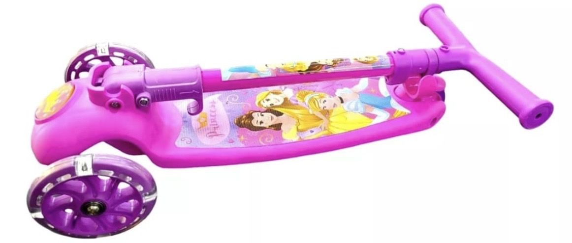 MONOPATÍN PRINCESAS CON LUCES Y KIT DE PROTECCIÓN - Imagen 3