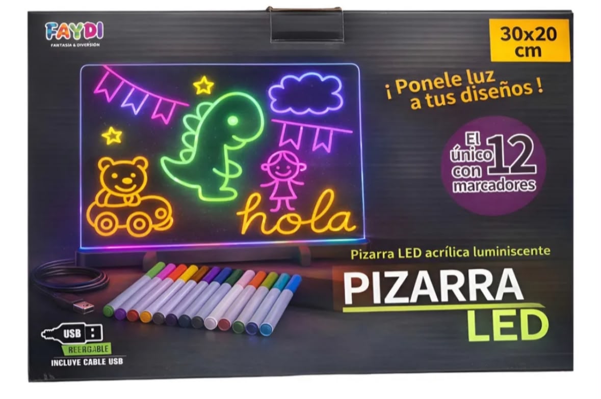 PIZARRA LED 30×20