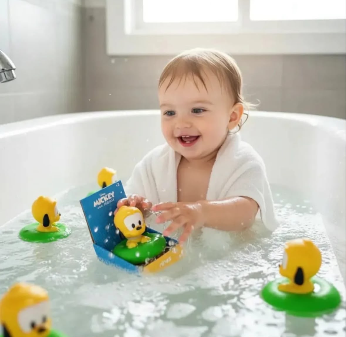 DISNEY FLOTA MUÑECOS PARA EL BAÑO - Imagen 2