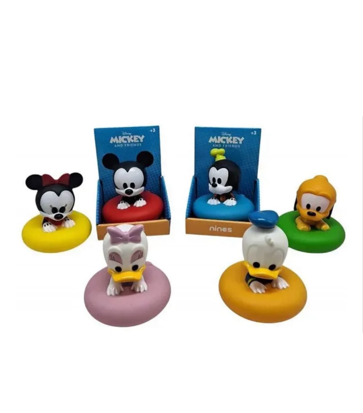 DISNEY FLOTA MUÑECOS PARA EL BAÑO